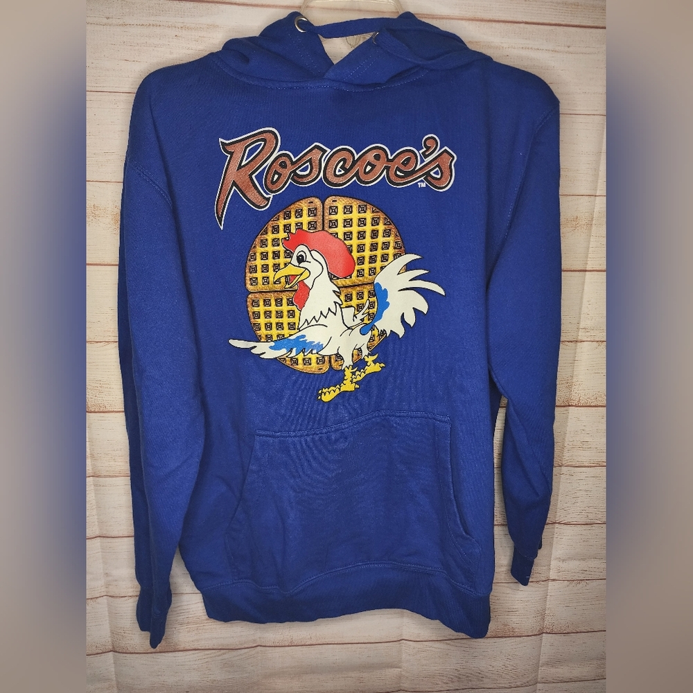 Roscoe's Chicken & Waffle Blue Graphic Hoodie